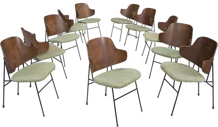 Ib Kofod-Larsen, ‘Eleven Penguin Chairs’, circa 1952