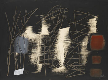 Fritz Winter, ‘Ausstrahlendes Weiß’, 1954