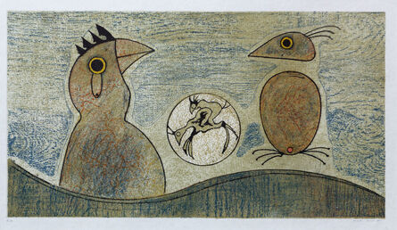 Max Ernst, ‘Deux Oiseaux’, 1975