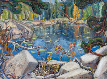 Arthur Lismer, ‘Reflections, Georgian Bay’, 1946