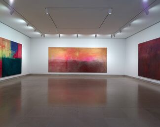 Frank Bowling: Map Paintings, installation view