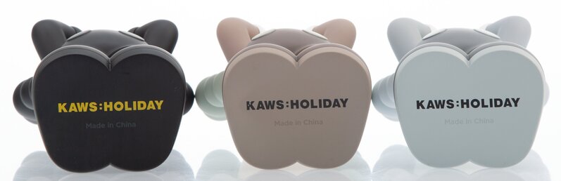 KAWS, ‘Holiday: United Kingdom (set of 3)’, 2021, Ephemera or Merchandise, Painted cast vinyl, Heritage Auctions