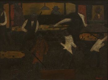 Vincent Smith, ‘Pool Room (from Saturday Night in Harlem series)’, 1954