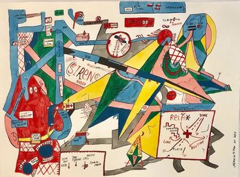 Jason McLean, ‘Red Hook Drifter’, 2018