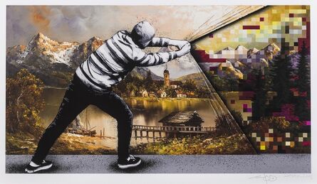 Martin Whatson, ‘Behind the Curtain Collab Pixel’, 2018