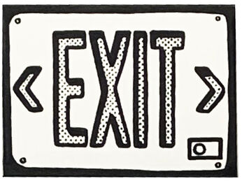 Joshua Vides, ‘Exit Sign’, 2019