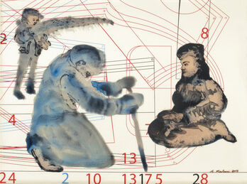 Nalini Malani, ‘Complexity of Communication 3’, 2013