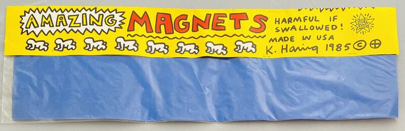 Keith Haring, ‘Original Keith Haring Pop Shop magnets (unopened set of 6)’, 1985, Ephemera or Merchandise, Keith Haring Magnets, Lot 180 Gallery