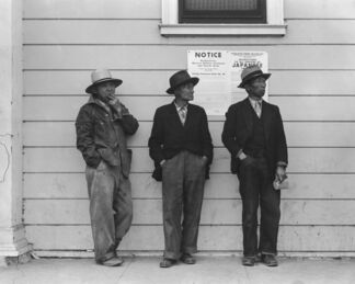 WRA by Dorothea Lange, installation view