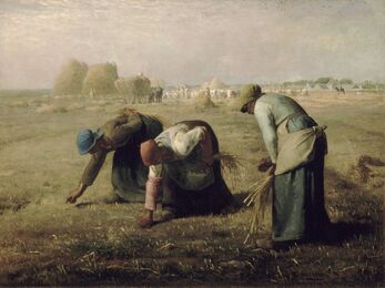 Jean-François Millet, ‘The Gleaners’, 1857