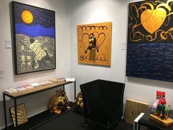 Borabeau Art Gallery at Art Up! Lille 2018, installation view