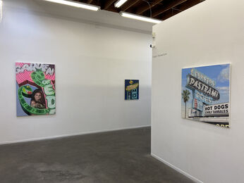 Terry Thompson: Nothing But Neon: New Paintings, installation view