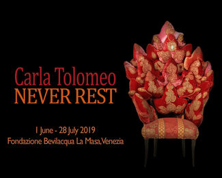 Carla Tolomeo. Never Rest, installation view