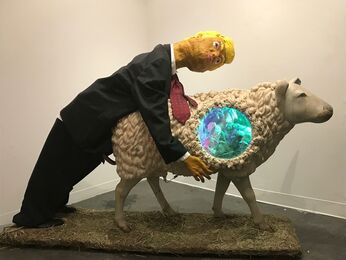 The Old Man and the Sheep, installation view
