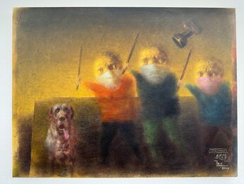 Xiaofeng Zeng, ‘Beating a Dog’, 2019