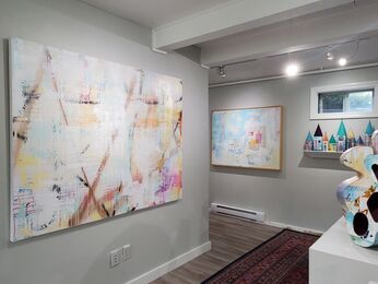 INTRUSIVE THOUGHTS: Sculpture and Paintings in the Abstract Tradition by Jackie deRuyter, installation view