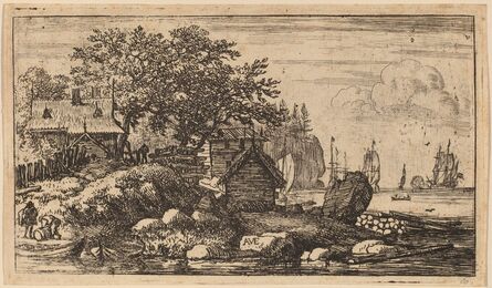 Allart van Everdingen, ‘Two Empty Skiffs’, probably c. 1645/1656