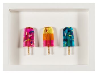 Miss Bugs, ‘Do Not Harm: Effective Pain Ingestant (3 works)’, 2019