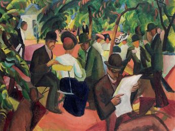 August Macke, ‘Gartenrestaurant (Garden Restaurant)’