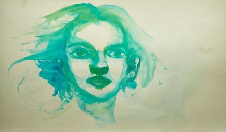 Alexandra Bregman, ‘Woman's Face in Green’, 2018