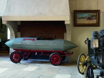 Jénatzy Camille, ‘Automobile électrique "La Jamas Contente" (Electric Car "Jamais Contente") ’, 1899