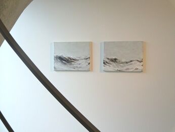Yves Beaumont - solo show with new paintings and works on paper, installation view