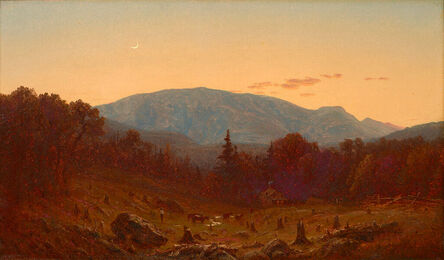 Sanford Robinson Gifford, ‘Twilight on Hunter Mountain’, 1867