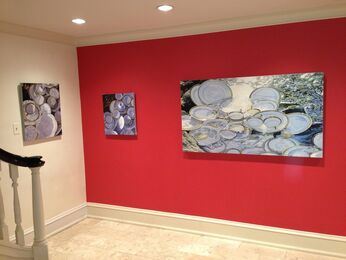 "Beach China" New Paintings by Leslie Parke, installation view