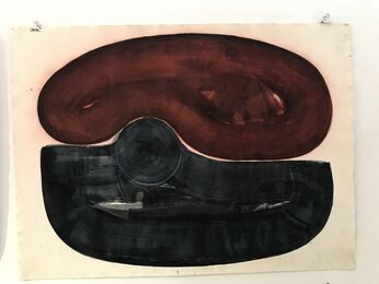EARLY INK ABSTRACTIONS: DAVID SLIVKA, WORKS ON PAPER, 1962-72, installation view