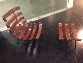 Eisler, ‘Costela Chair whith banquette’, ca. 1950