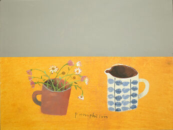 Elaine Pamphilon, ‘Pink Daisies from Bellair & Leaf Jug’, 2018