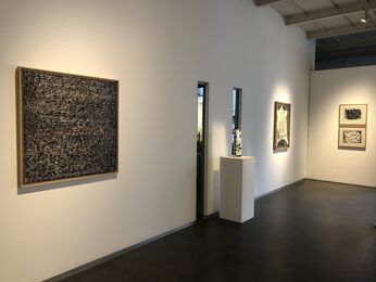Nuances of black and white, installation view