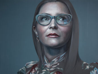 Kathrin Longhurst, ‘Against The Stream (Portrait of Danijela)’, 2019