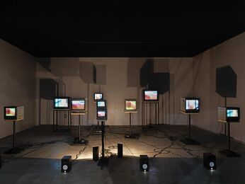 Charles Atlas, ‘Joints 4tet for Ensemble, installation view, Vilma Gold’, 2011