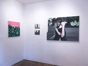 SLOW SUMMER MACADAM // New paintings and sculptural works by John G. Slaby, installation view