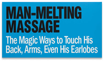 Sylvie Fleury, ‘Man-Melting Massage’, 2003