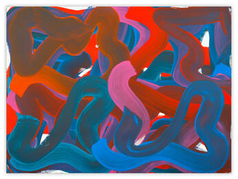 Leon Phillips, ‘Wiggle No.22 (Abstract painting)’, 2023