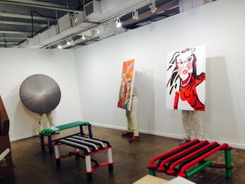 Nathalie Karg/ Cumulus Studios at Dallas Art Fair 2014, installation view