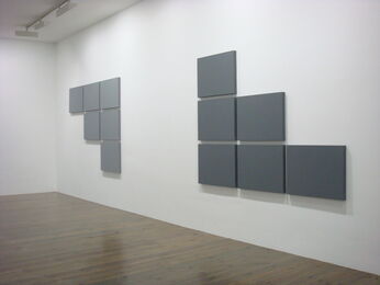 Alan Charlton, Grid Paintings, installation view
