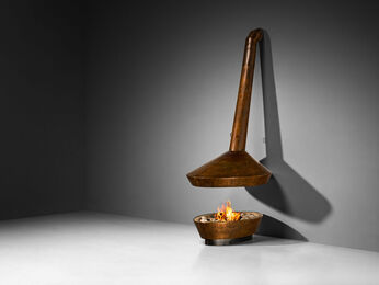 Ugo Trevisan, ‘Ugo Trevisan Mid-Century Modern Italian Fireplace in Embossed Copper ’, 1960s