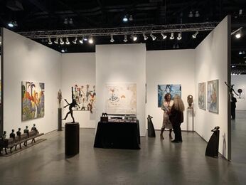 Anquins Galeria at LA Art Show 2020, installation view