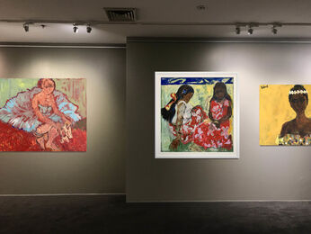 A Tribute To Gauguin & Degas, installation view