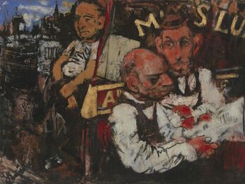 Jack Levine, ‘Street Scene No. 1’, 1938