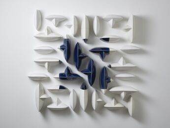 Maren Kloppmann, ‘Wall Pillows Blue Square I’, 2016