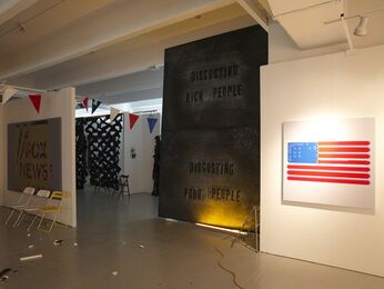 Mark Flood: The INSIDER ART FAIR 2014, installation view
