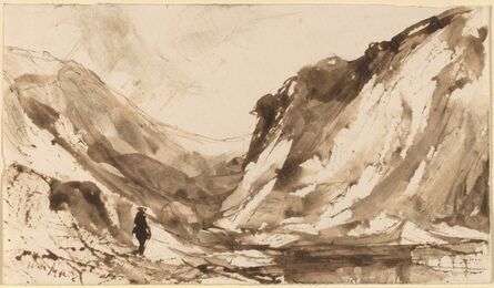 William M. Hart, ‘Deep Valley in Mountainous Landscape’