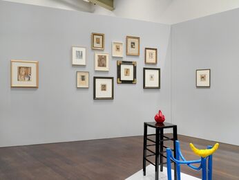 Schwitters Miró Arp, installation view