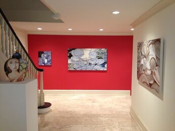 "Beach China" New Paintings by Leslie Parke, installation view