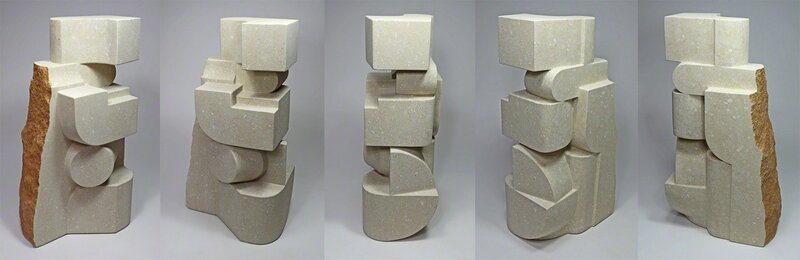 Jeff Metz, ‘Euclidean Variation no.10’, Sculpture, Hillsboro limestone, Andrea Schwartz Gallery