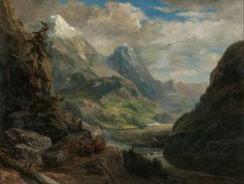 Edmund Henry Osthaus, ‘Alpine Vista’